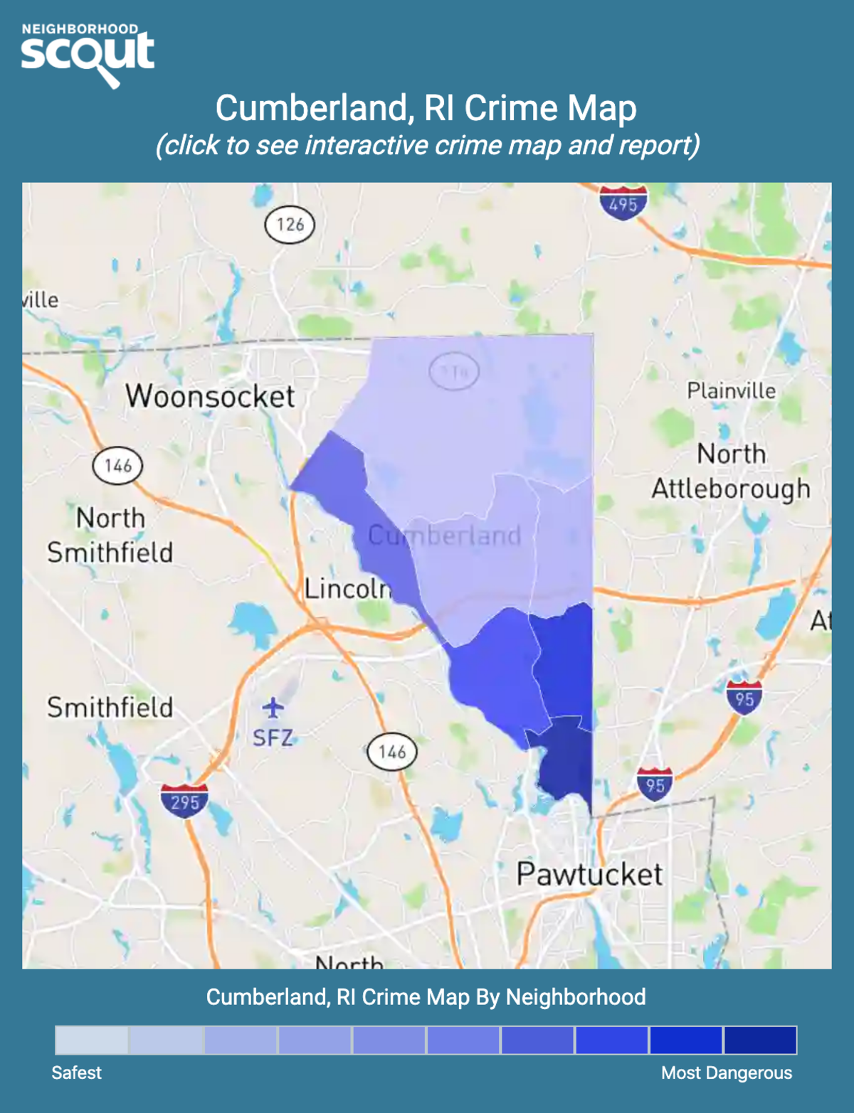 Cumberland, Rhode Island crime map