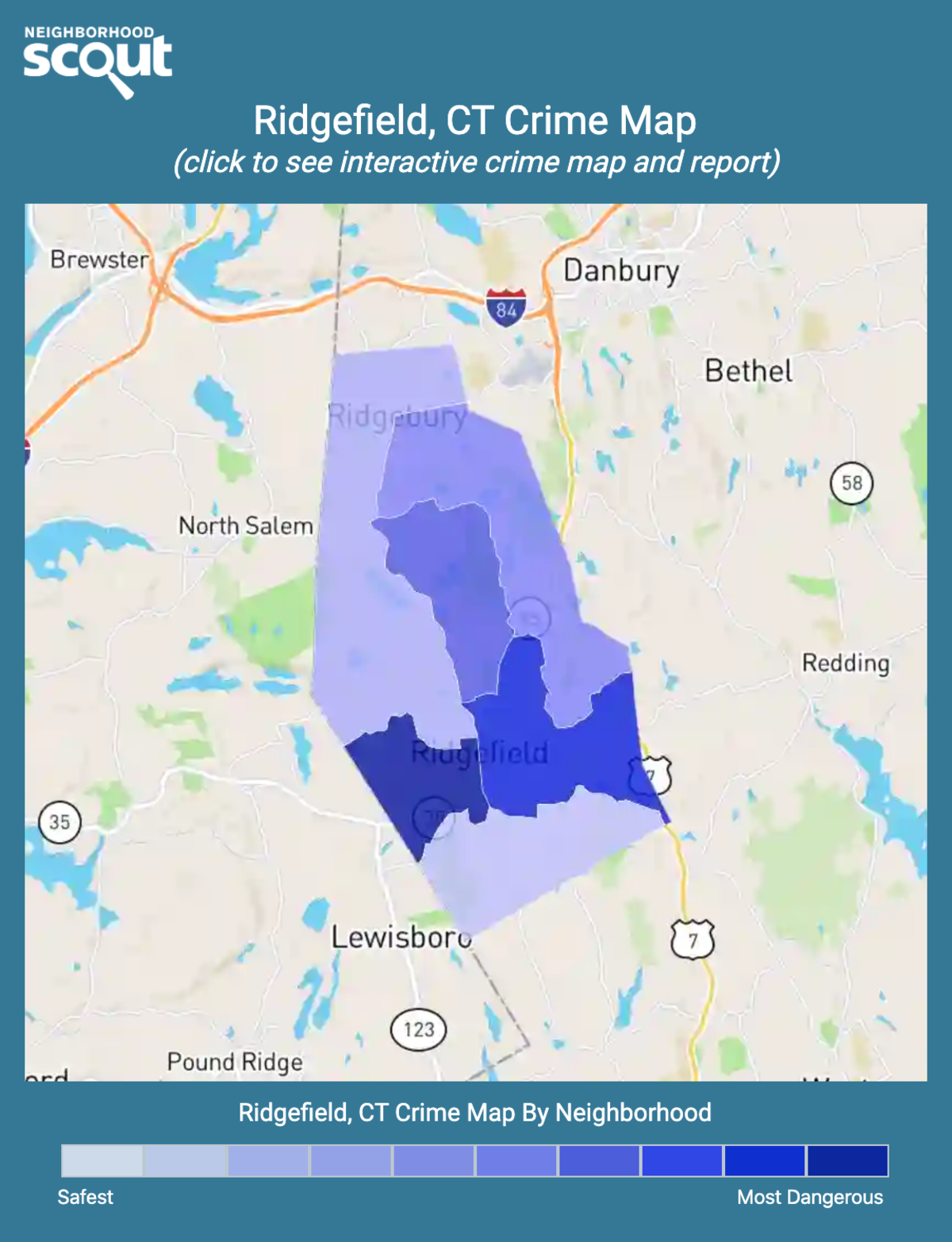 Ridgefield, Connecticut crime map