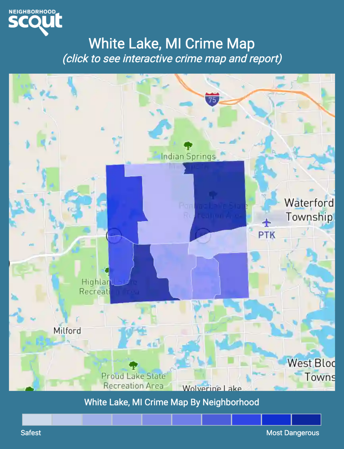 White Lake, Michigan crime map